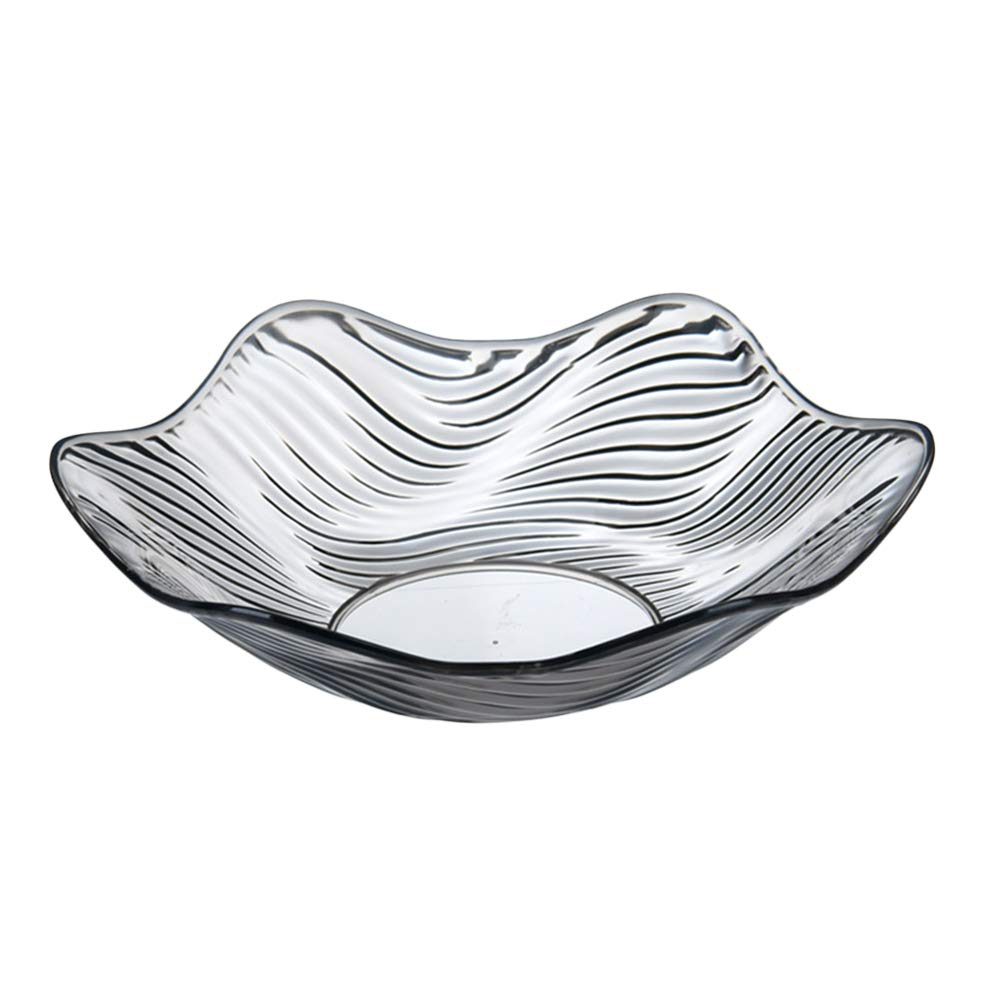 DOITOOL 12-Piece Snack Serving Set - Crystal Glass Dessert Plates, Appetizer Trays, Fruit Bowls for Party, Dinner, and Kitchen Use - Perfect for Cakes, Bread, Snacks, and Entertaining Guests
