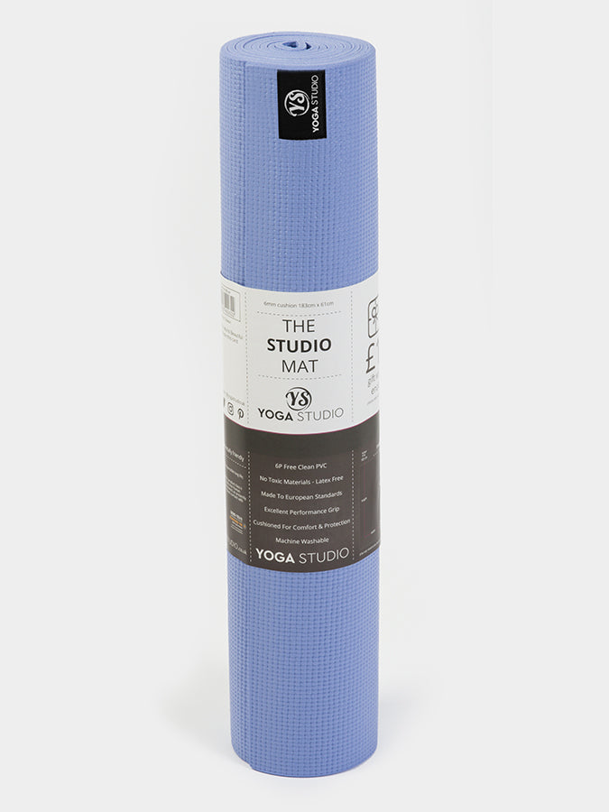 Premium Non-Slip 6mm Thick Yoga Mat for Hot Yoga & Home Workouts - Eco-Friendly TPE Exercise Mat with Carrying Strap - Ideal for Pilates, Gym & Studio Practice