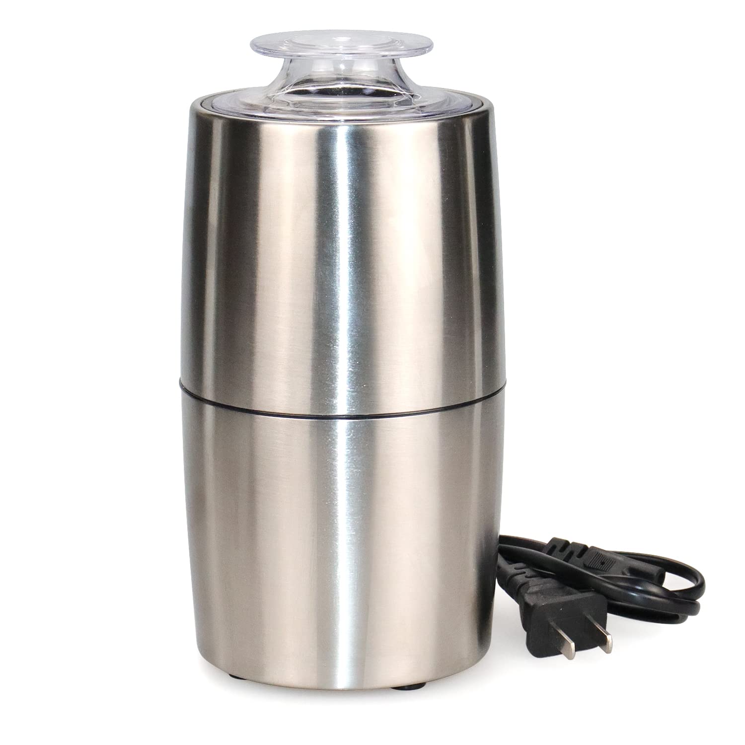 Premium Large Capacity Electric Spice & Coffee Grinder with Pollen Catcher - Perfect for Kitchen, Camping & Travel - Grind Fresh Herbs, Beans & Spices Easily