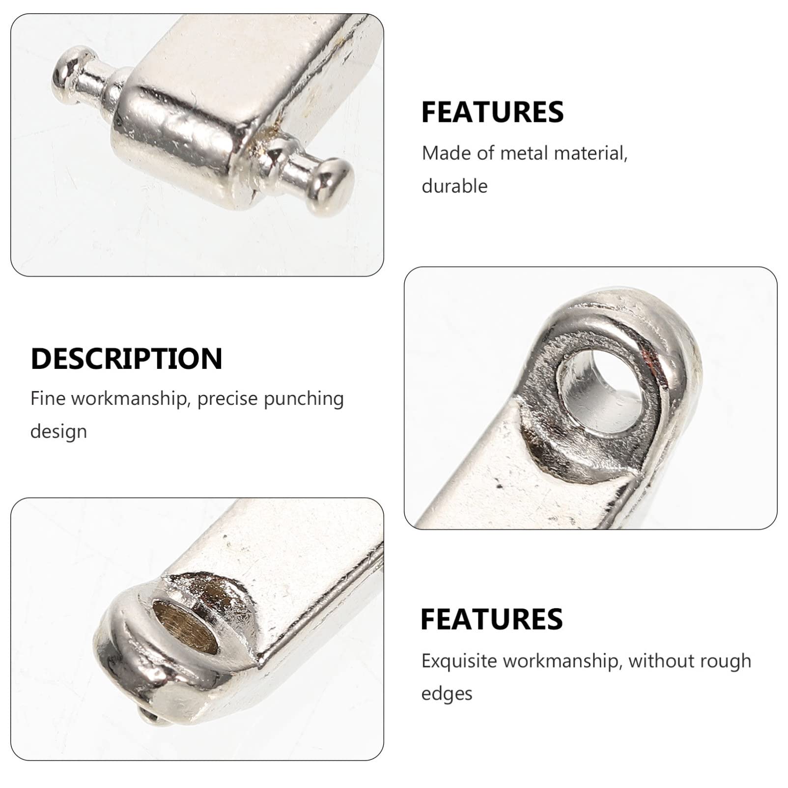 ERINGOGO 2-Pack Silver Electric Guitar String Retainers - Premium Roller String Guides for Smooth Tuning Stability | Perfect for Electric Guitar Upgrades & DIY Repairs