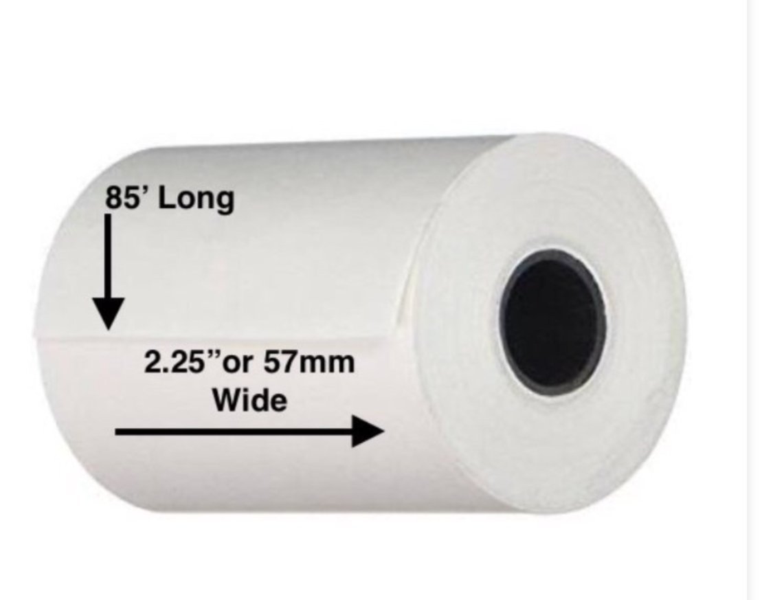 Auto Refractor Thermal Paper Roll - 50 Rolls Case (Made in USA) for Eye Exam Equipment & Medical Offices | High-Quality Thermal Paper for Optometry Practices & Healthcare Facilities