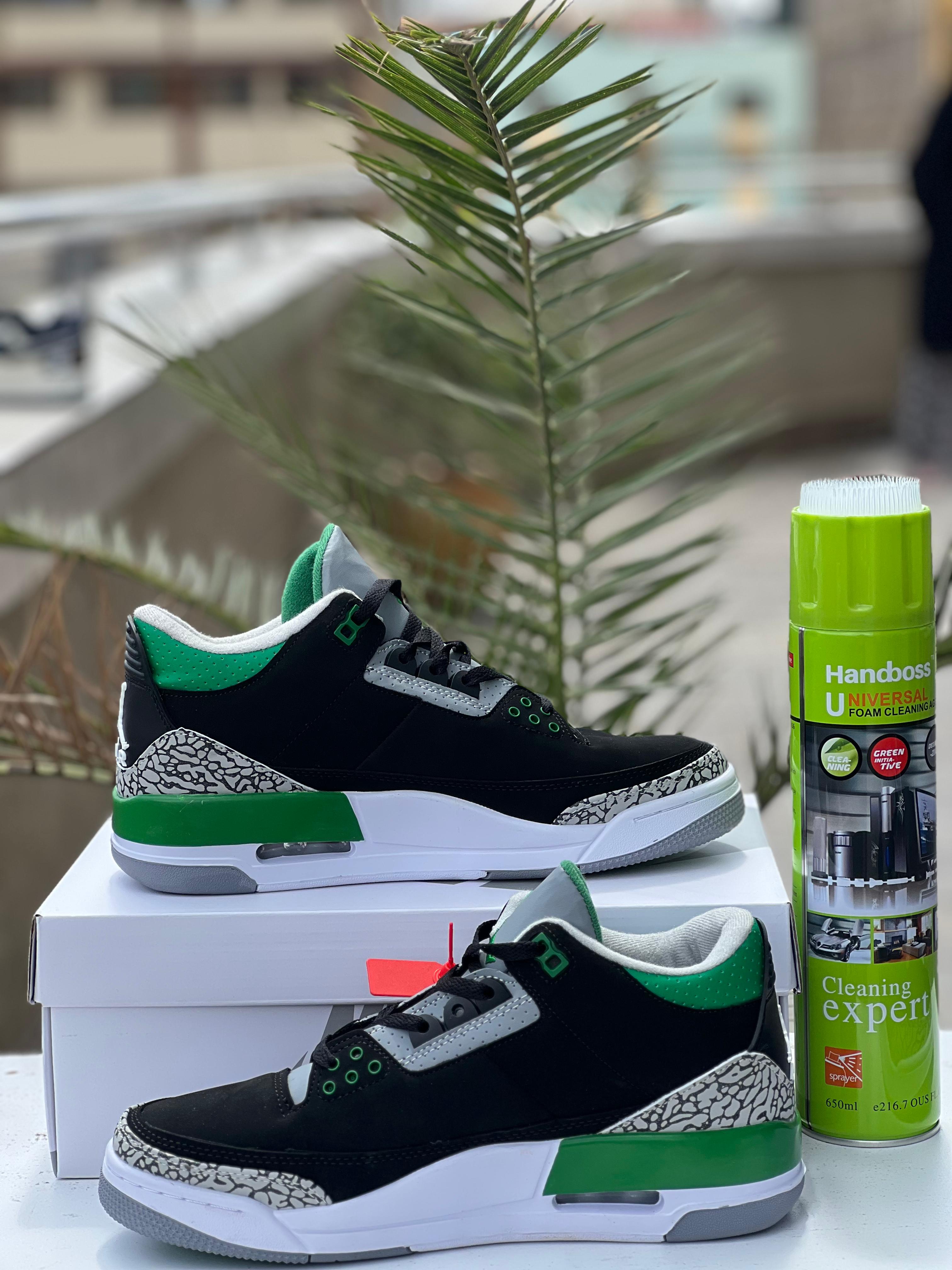 Air Jordan 3 Retro Pine Green Men's Basketball Shoes - Classic Sneakers for Casual Wear & Street Style | Perfect for Basketball, Gym & Everyday Fashion