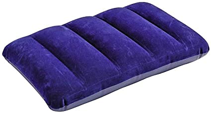 **SIDDHI VINAYAK Inflatable Travel Pillow for Neck & Back Support - Portable Air Pillow for Airplane, Car & Train - Pack of 2 (Multicolor) - Perfect for Long Flights, Road Trips & Commuting**