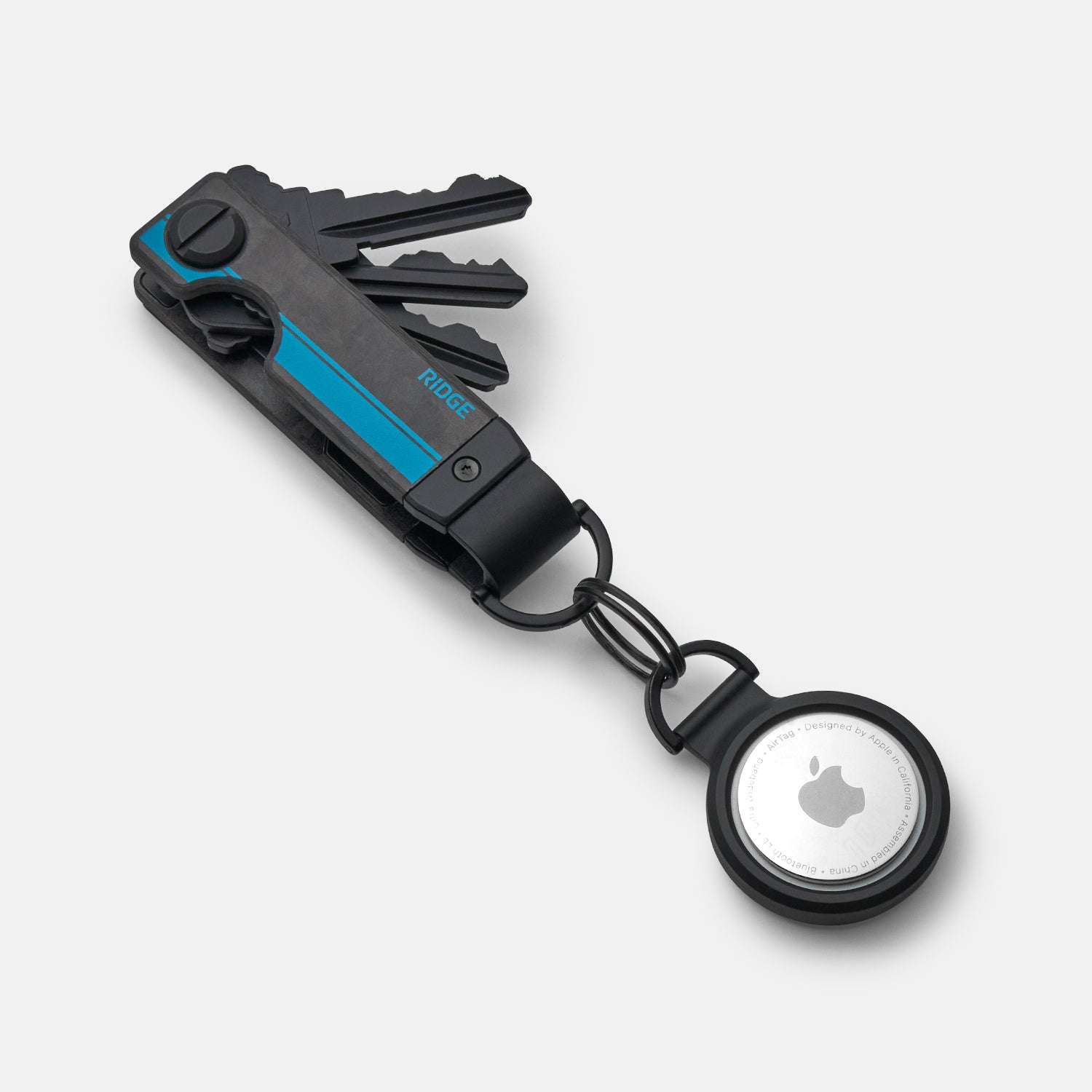 Ridge KeyCase - Premium Key Organizer for Men & Women | Durable Aluminum Key Holder | Compact & Lightweight Design | Perfect for Everyday Carry, Travel & Outdoor Adventures