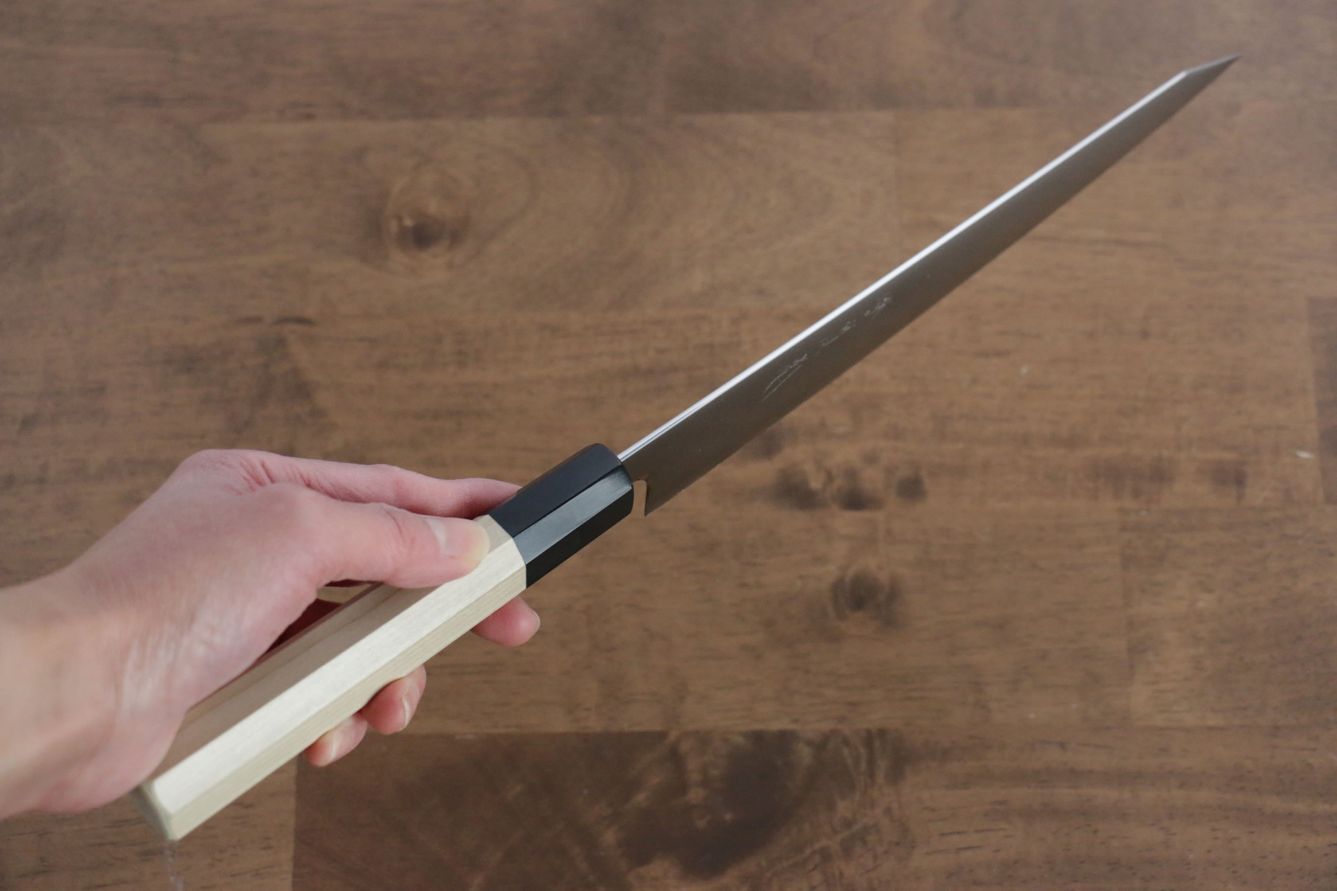 Premium Jikko SG2 Kiritsuke Sujihiki 230mm Japanese Chef Knife - Magnolia Wood Handle - Professional Slicing Knife for Sushi, Meat & Vegetables - Ideal for Chefs & Home Cooks