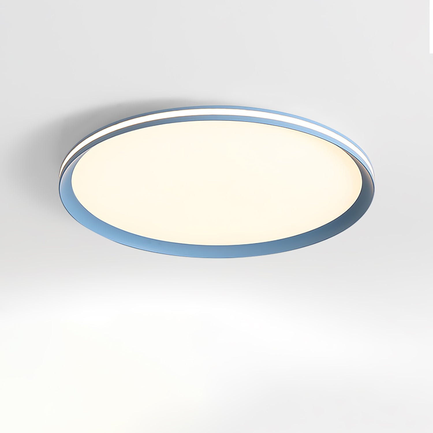 Modern Acrylic Circular LED Ceiling Light Fixture - Energy Efficient Dimmable Ambient Lighting for Living Room, Bedroom, Kitchen & Office