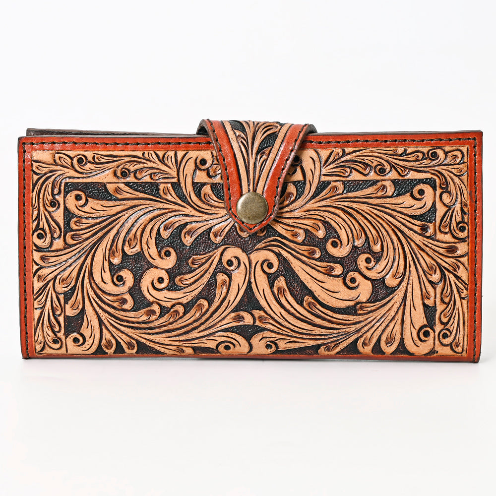 American Darling Hand Tooled Genuine Leather Women's Western Handbag Purse - Stylish Crossbody Bag for Cowgirl Fashion & Everyday Use