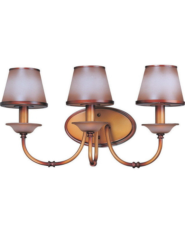 Nuvo Lighting 60 1651 Cornelia Collection 3-Light Bathroom Vanity Wall Sconce in Newport Copper Finish - Perfect for Modern Bathrooms, Powder Rooms & Spa-Style Decor