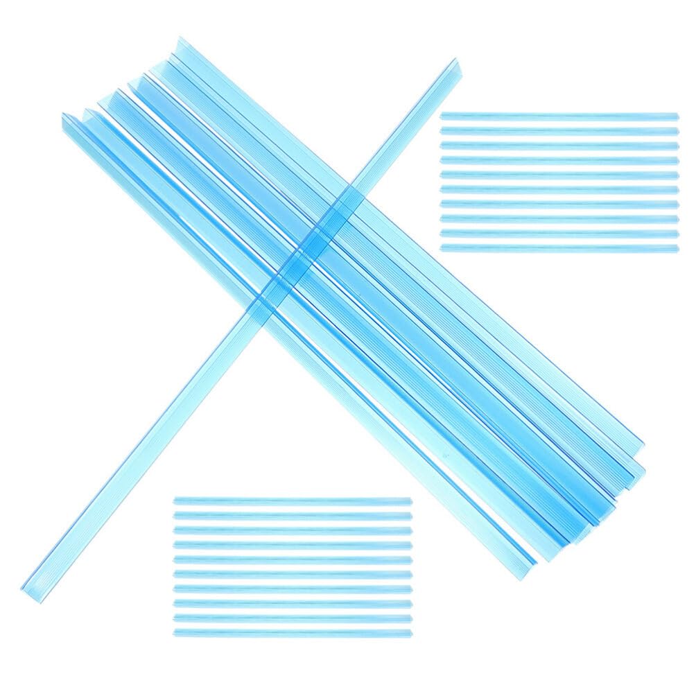 A4 Binding Bars Slide Grip - 30 Sheet Capacity for Reports, School & Office Use - Blue