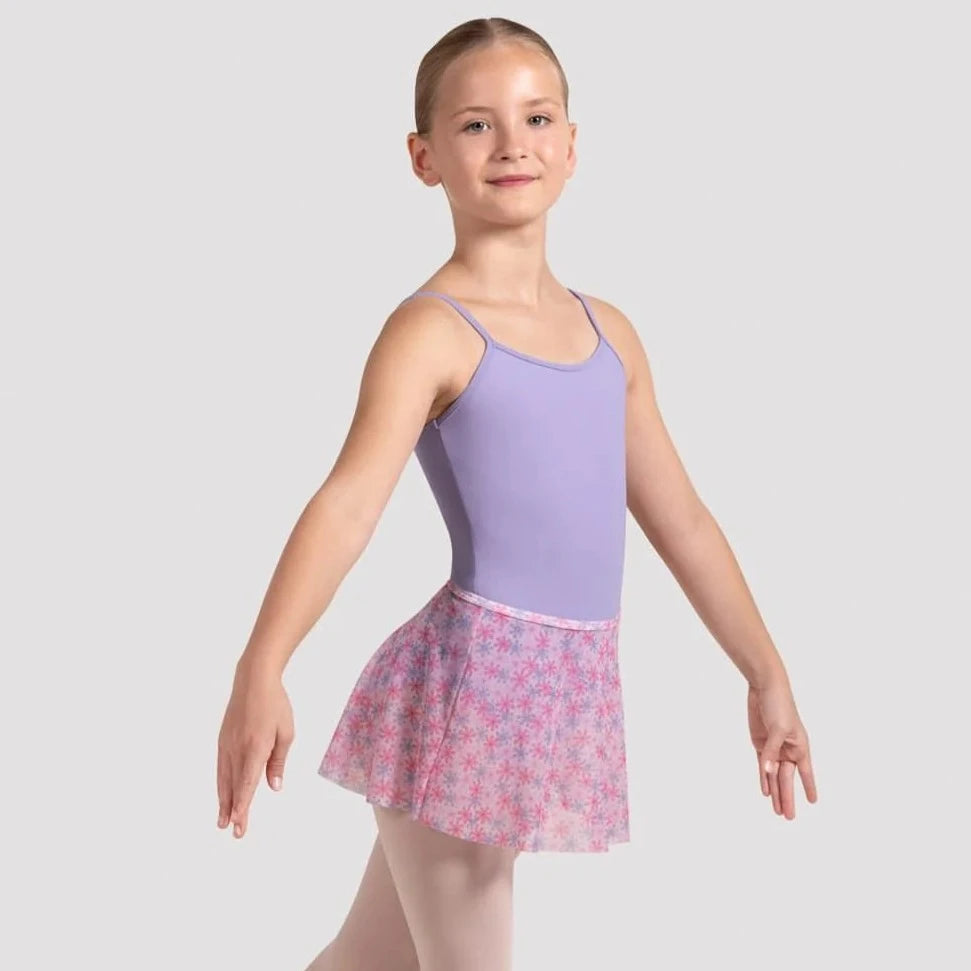 Bloch Tiny Floral Printed Skirt - Girls Dance Skirt for Ballet, Jazz & Performance - Perfect for Recitals, Competitions & Dance Classes