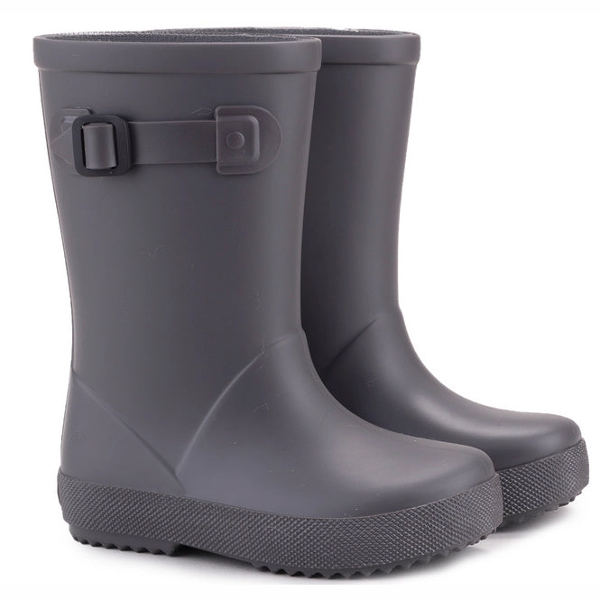 Igor Kids' Splash Euri Rain Boots for Girls and Boys - Waterproof, Comfortable, Durable - Perfect for Puddles, Playground & Outdoor Adventures (Gray)