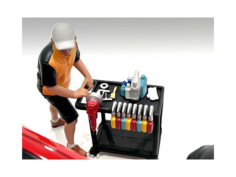 Detail Masters Figure 2 (Detail Prep) for 1/24 Scale Models by American Diorama - Perfect for Model Car Displays, Diorama Scenes & Collector Showcases