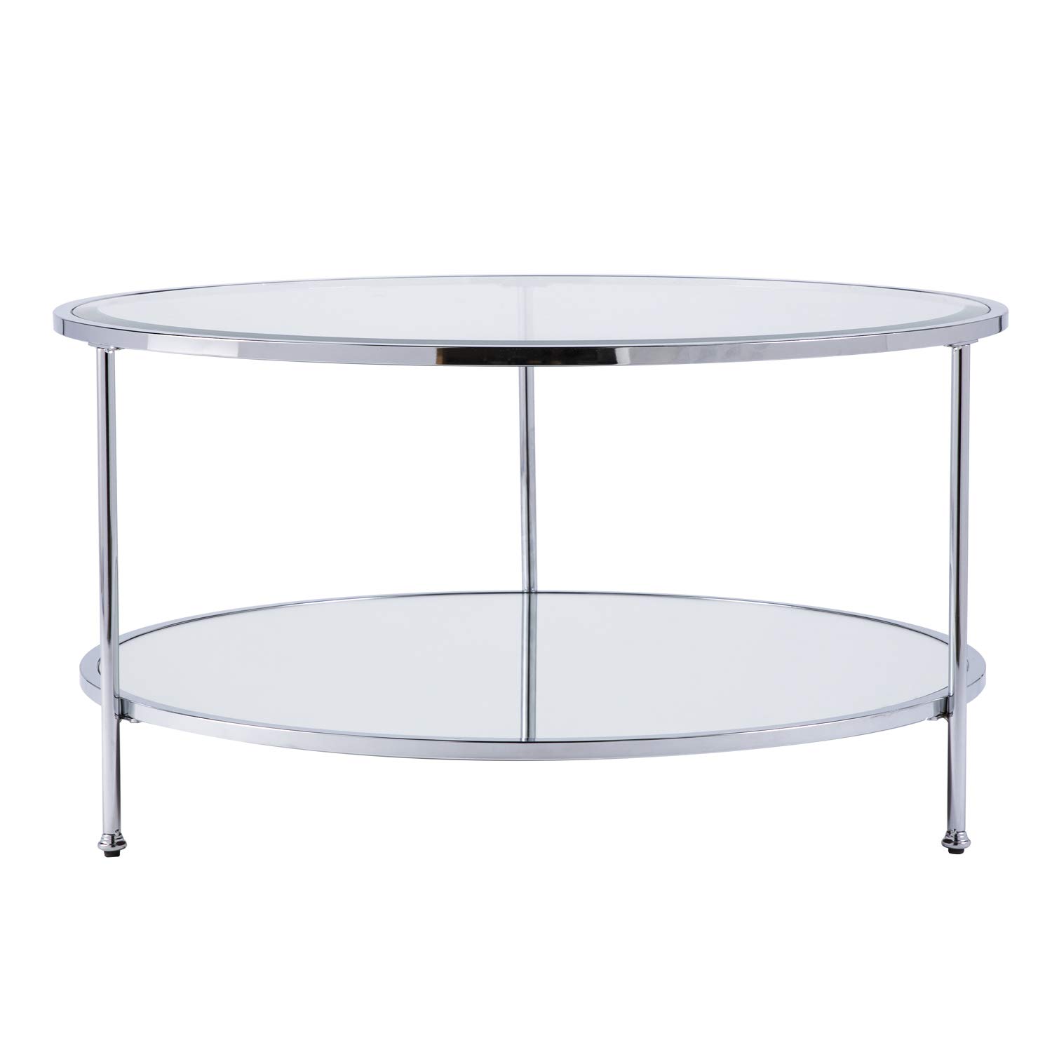 SEI FURNITURE Risa Cocktail Table - Modern Black Coffee Table for Living Room, Perfect for Small Spaces & Home Decor
