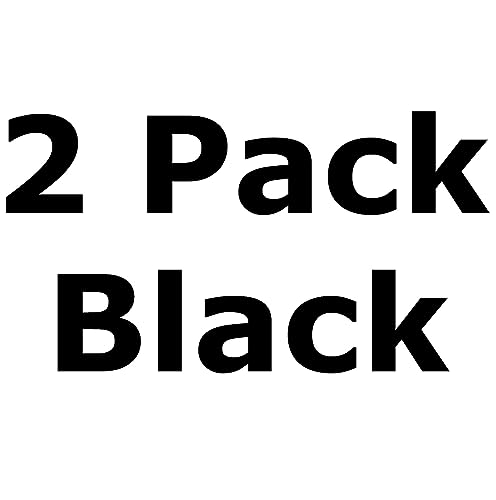 Jet Black - 2 Pack