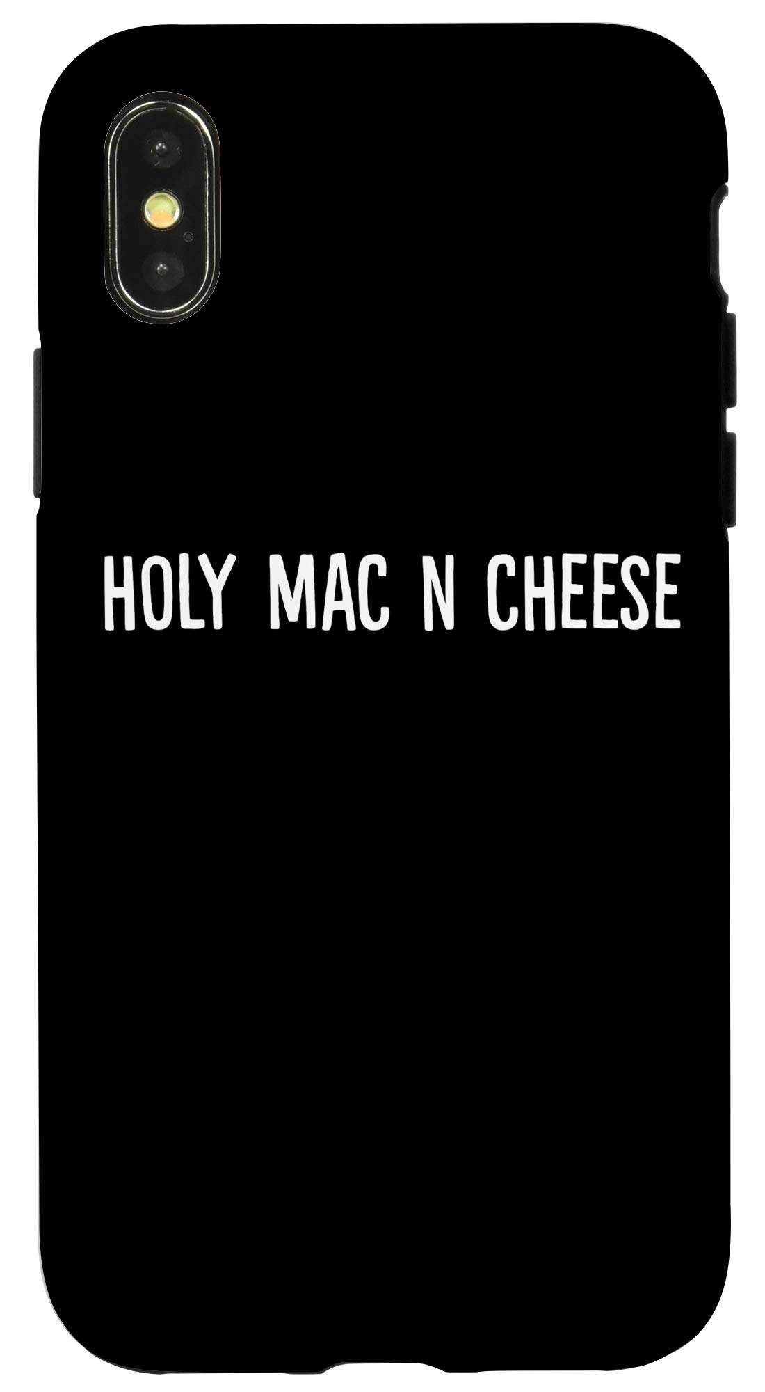 Premium iPhone X/XS Case - Holy Mac n Cheese Design - Durable Protective Cover for Everyday Use, Work & Travel
