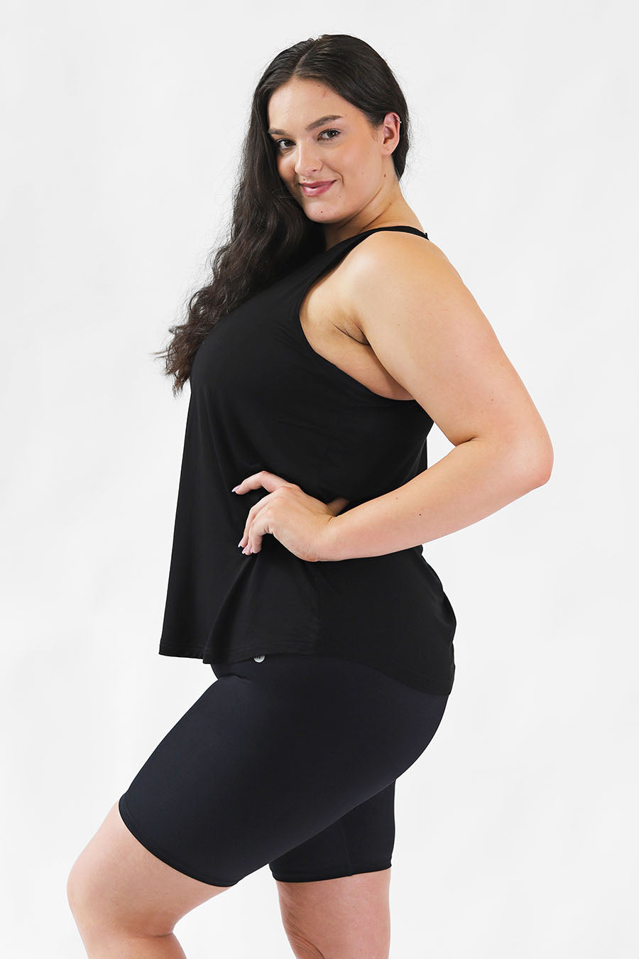 Classic Black Bamboo Singlet for Men & Women - Soft & Breathable Summer Tank Top - Gym, Yoga, Lounge & Casual Wear