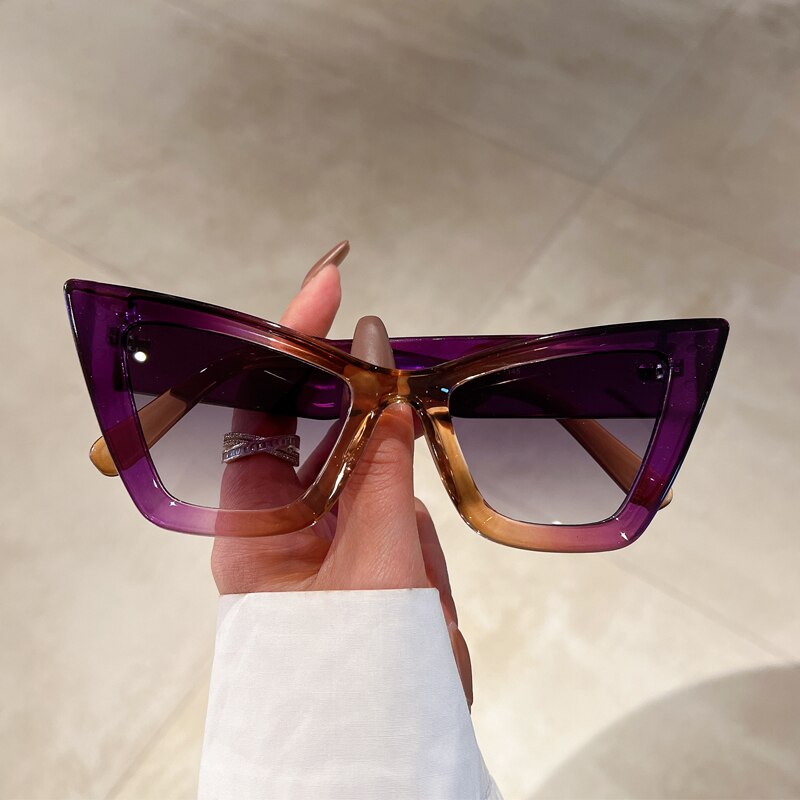 Vintage Cat Eye Sunglasses for Women - Retro Style UV Protection Shades - Perfect for Beach, Driving & Fashion Outfits