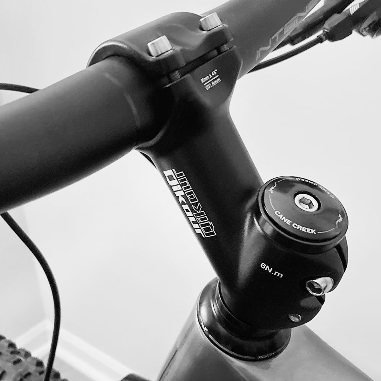 TRIWONDER 31.8 Bike Stem 45 Degree 90mm Bicycle Handlebar Riser Stem - MTB, Road Bike, BMX Compatible - Perfect for Mountain Biking, Commuting & Off-Road Adventures