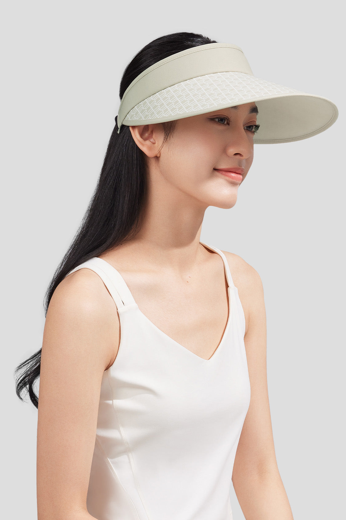 Guji S24 UPF50+ Women's Sun Visor Hat - Wide Brim Summer Outdoor Sun Protection for Running, Golf, Beach & Travel