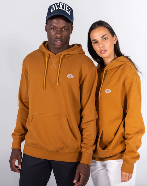 Dickies H.S Rockwood Pop Over Hoodie - Men's Heavyweight Pullover Hooded Sweatshirt for Work & Casual Wear | Durable & Comfortable for Outdoor Activities