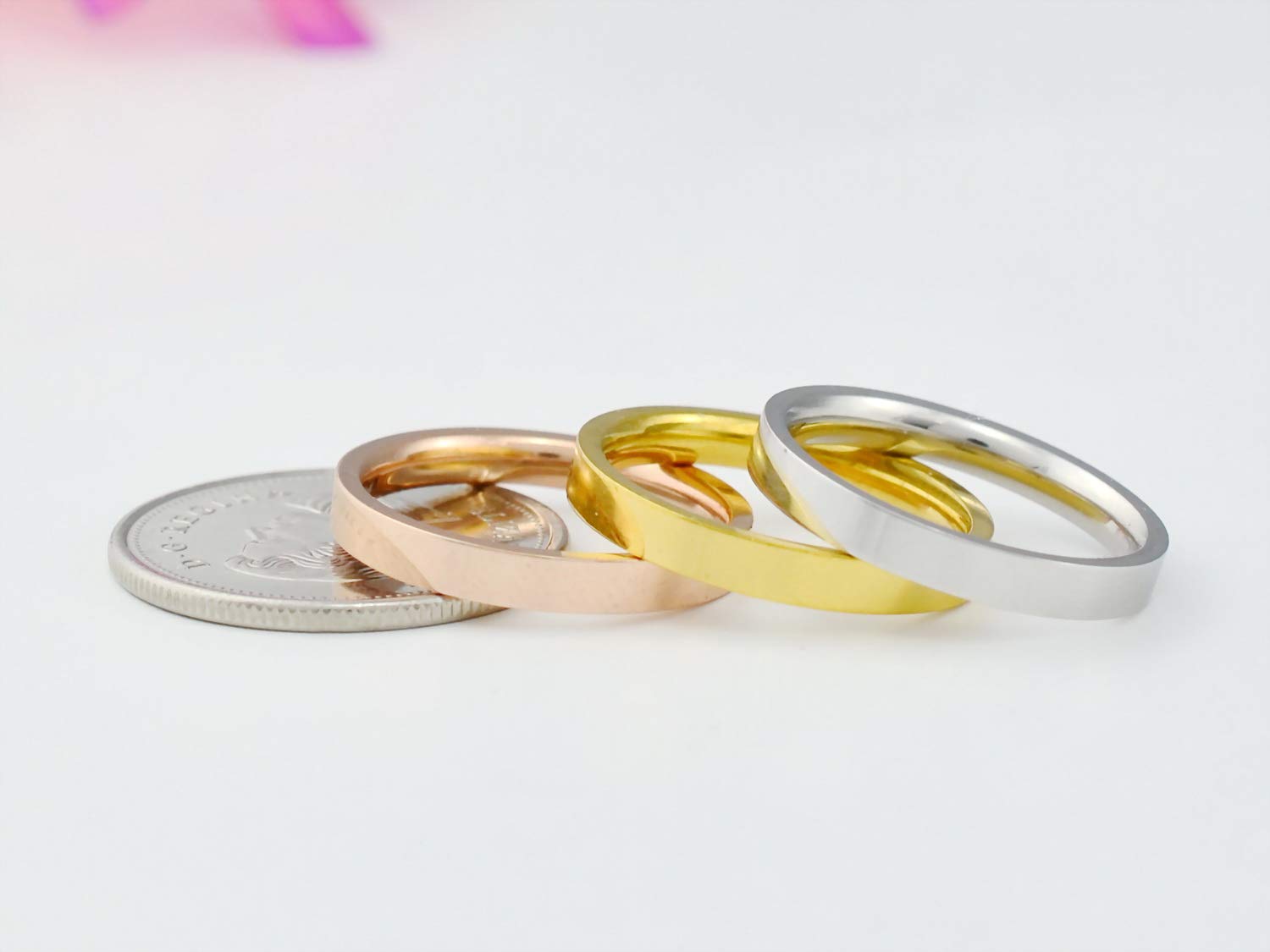 Christian Stainless Steel Stackable Ring - Psalm 46:5 Inspirational Gift for Sisters & Friends