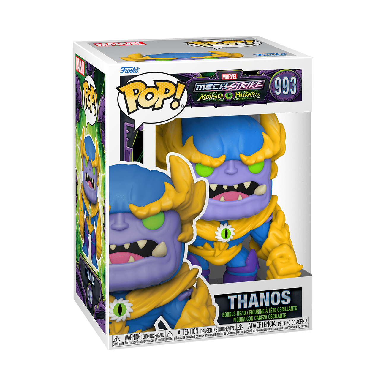 Marvel Monster Hunters: Thanos Action Figure - Collectible Superhero Toy for Kids & Adults | Perfect for Display, Gifts, and Marvel Fans