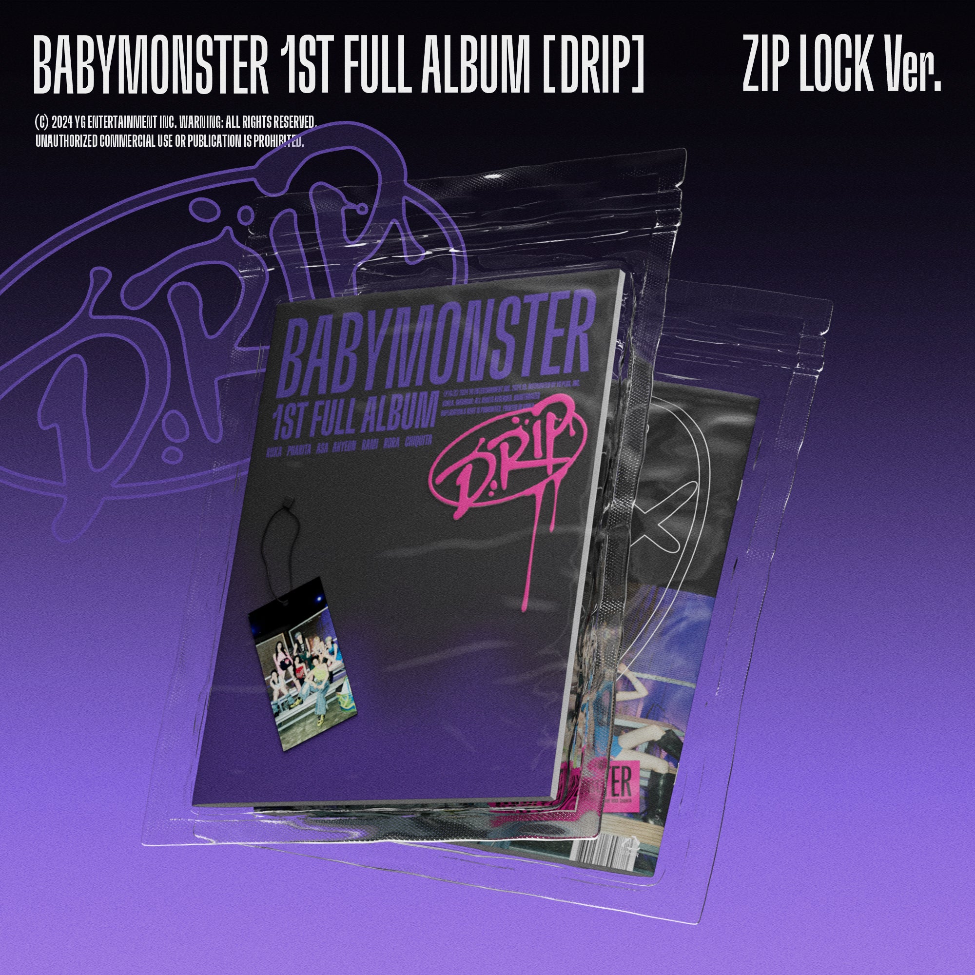 BABYMONSTER 1ST ALBUM 'DRIP' - K-Pop Music Album CD + Digital Download - Perfect for K-Pop Fans & Music Collectors | Great for Gifts, Parties & K-Pop Collections