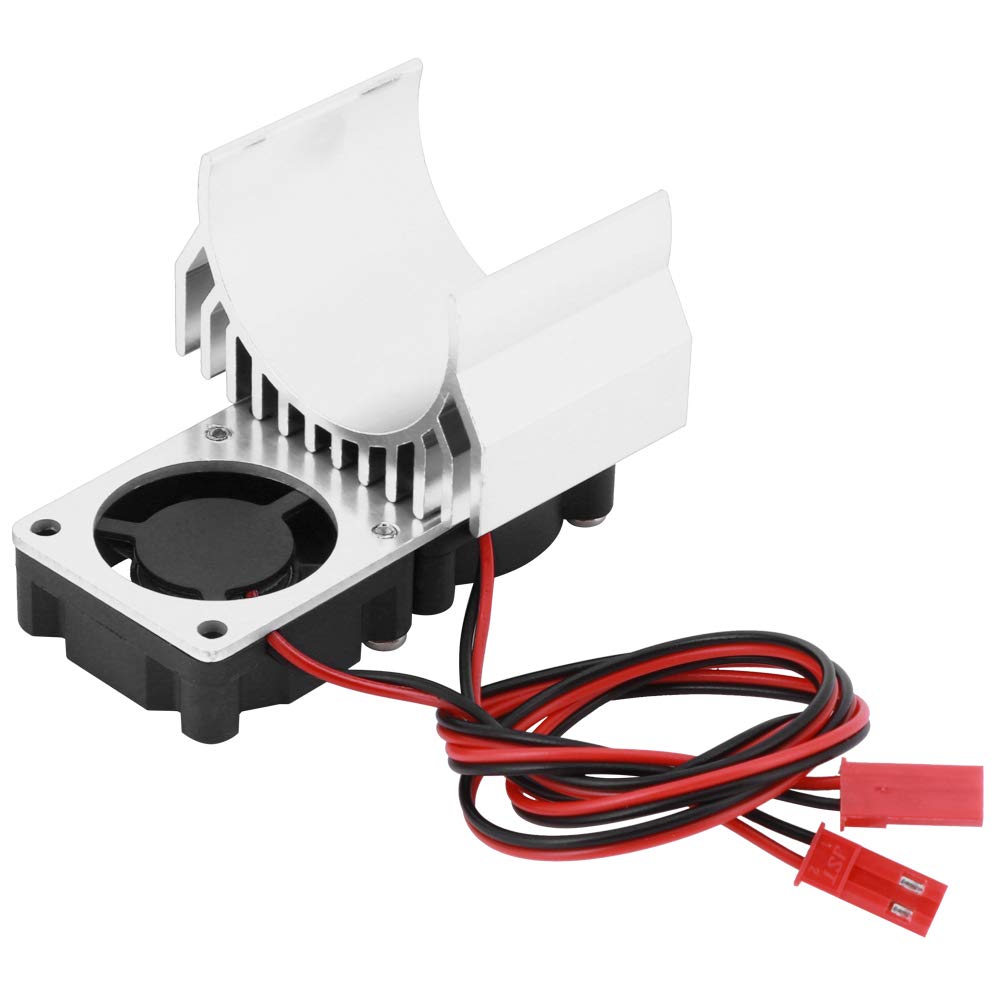 Liyeeo Aluminum Heat Sink for 1/10 RC Cars - High-Performance Cooling Solution for RC Motors | Perfect for Off-Road Racing & RC Car Upgrades