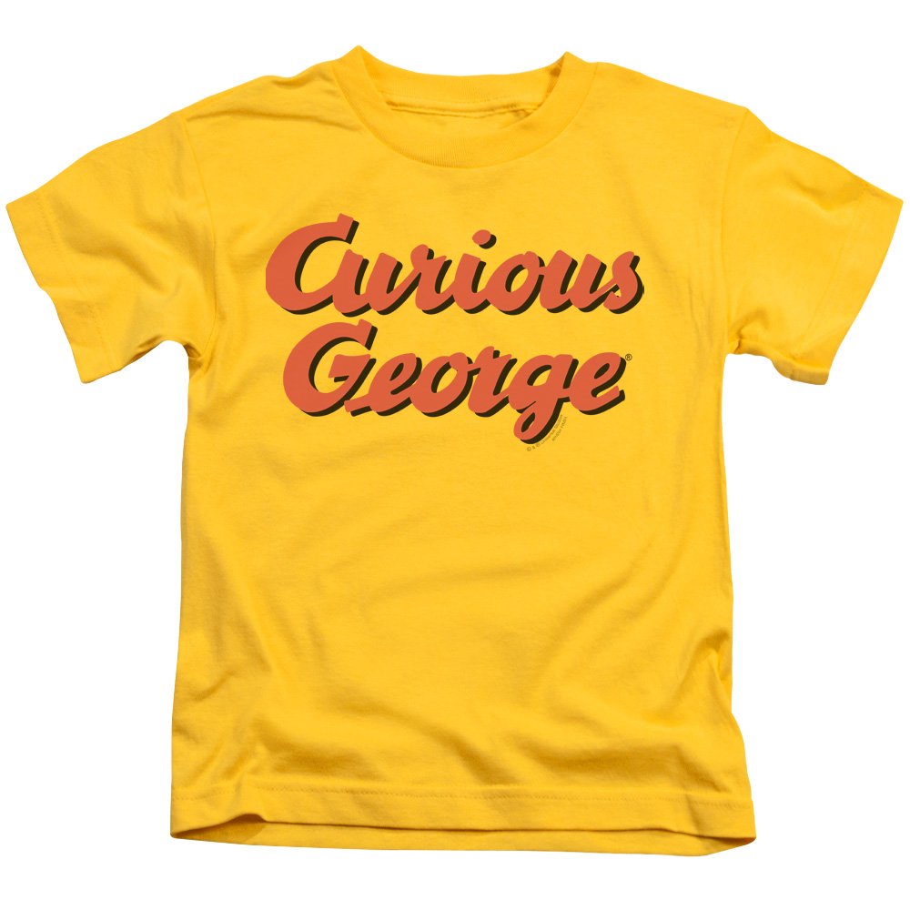 Curious George Logo Unisex Youth T-Shirt for Kids - Soft Cotton Tee for Boys & Girls - Perfect for School, Playdates & Family Outings