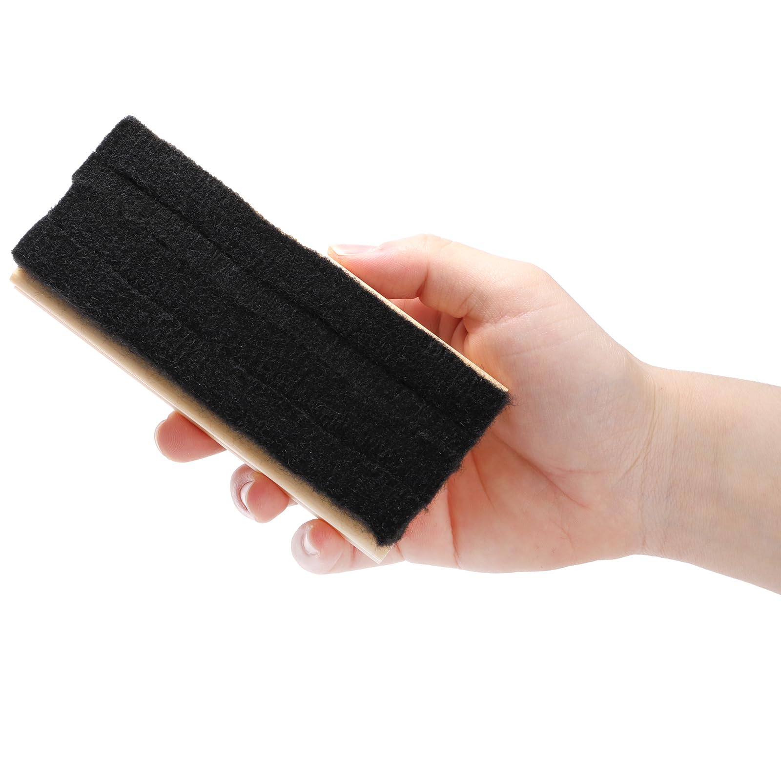 Elsjoy 12 Pack Wood Felt Chalkboard Erasers - Dustless Blackboard Chalk Cleaner for Classroom, School, Office & Home Use - Perfect for Teachers, Students & Chalkboard Cleaning