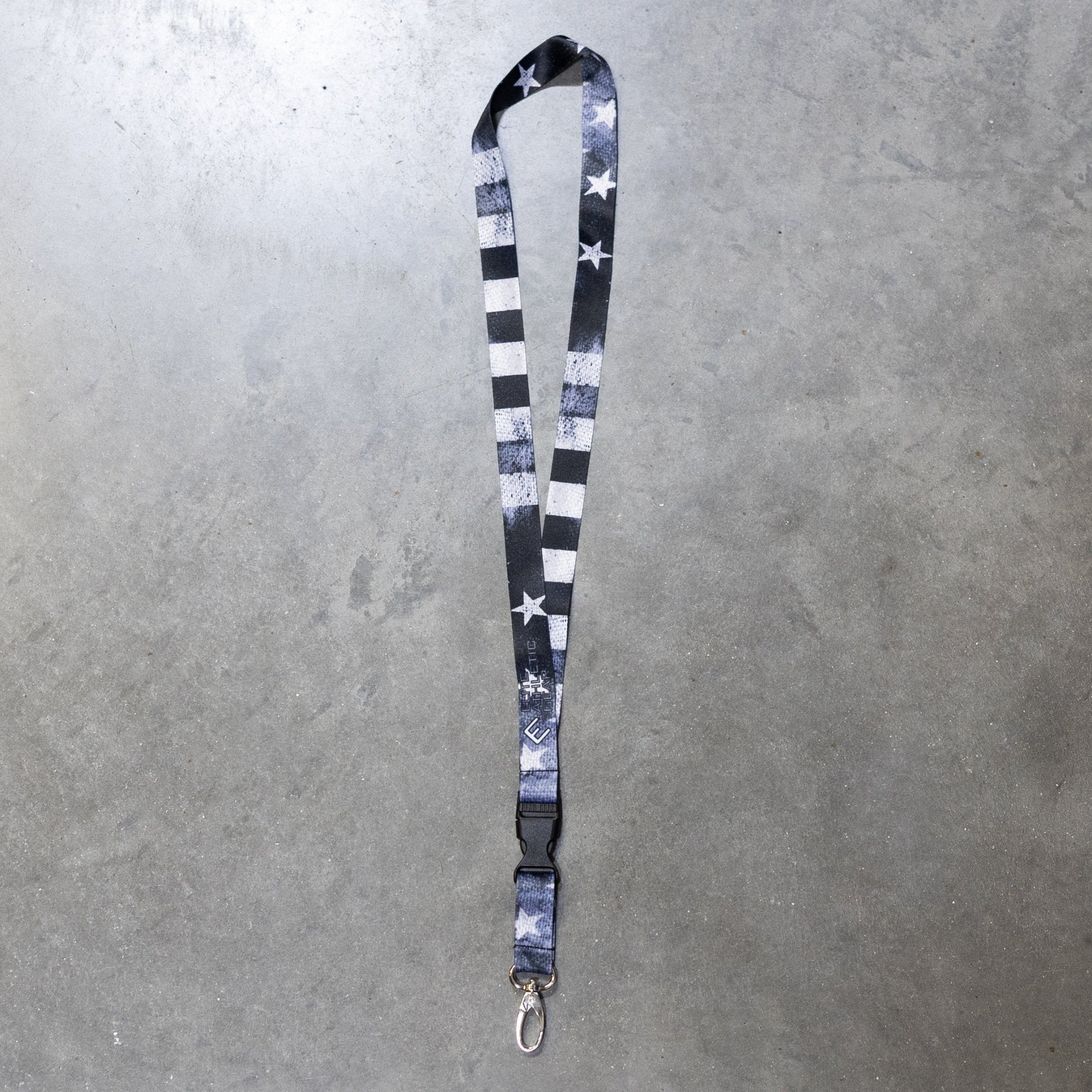 Shadow Old Glory Lanyard - Patriotic Neck Strap for ID Badges, Keys & Work Accessories | Perfect for Office, School, Events & Military Use
