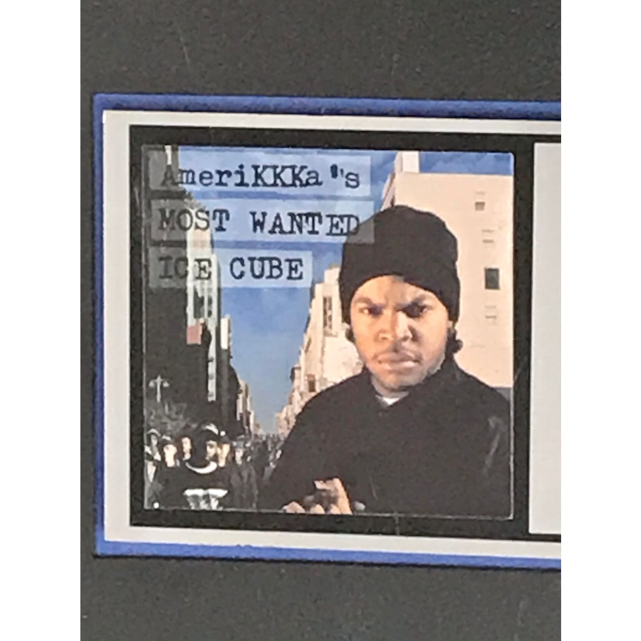 Ice Cube AmeriKKKa's Most Wanted RIAA Platinum Album Award - Classic 90s Hip Hop Music CD - Perfect for Collectors & Music Lovers
