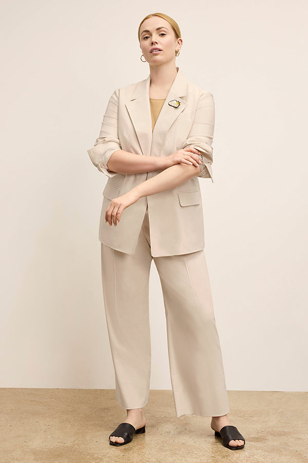 Arlo Breeze Pant - Soft Cotton Viscose Blend Women's Casual Pants in Natural Color | Perfect for Yoga, Lounge & Summer Outfits
