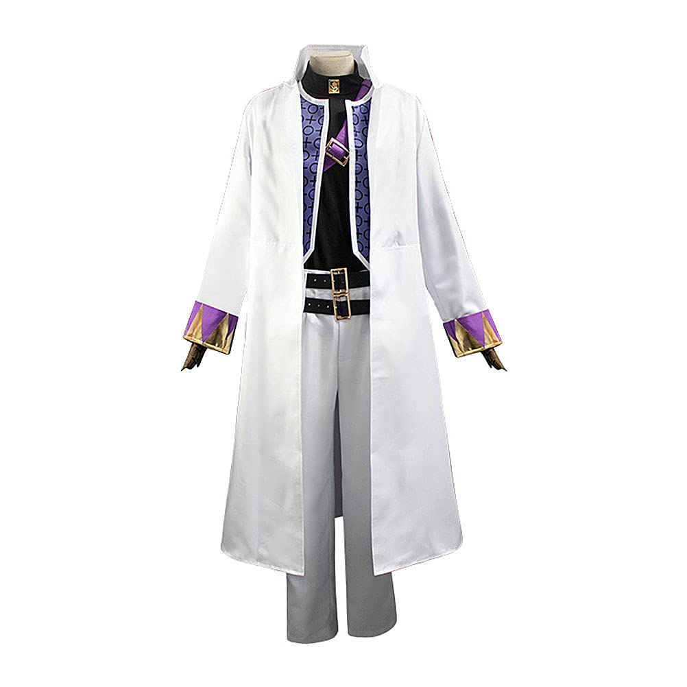 Olaffi Anime JoJo's Bizarre Adventure Kujo Jotaro Cosplay Costume Coat Uniform - Perfect for Halloween, Cosplay Events & Anime Conventions