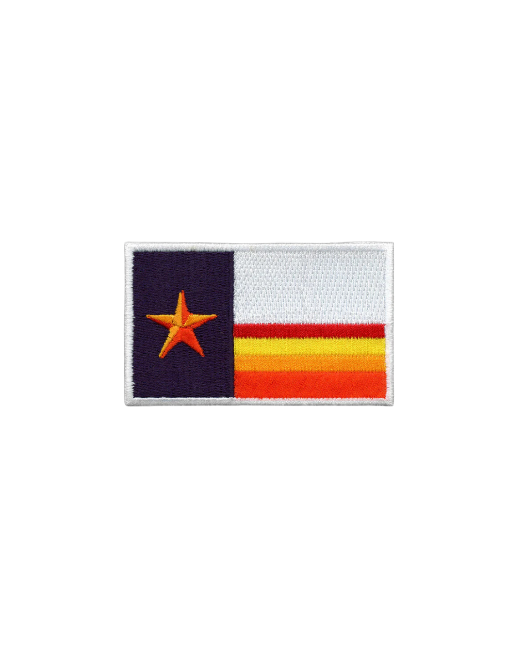 Texas Flag Houston Parody Rainbow Hat Patch - Patriotic Pride Accessory for Cowboys, Rodeos & Festivals
