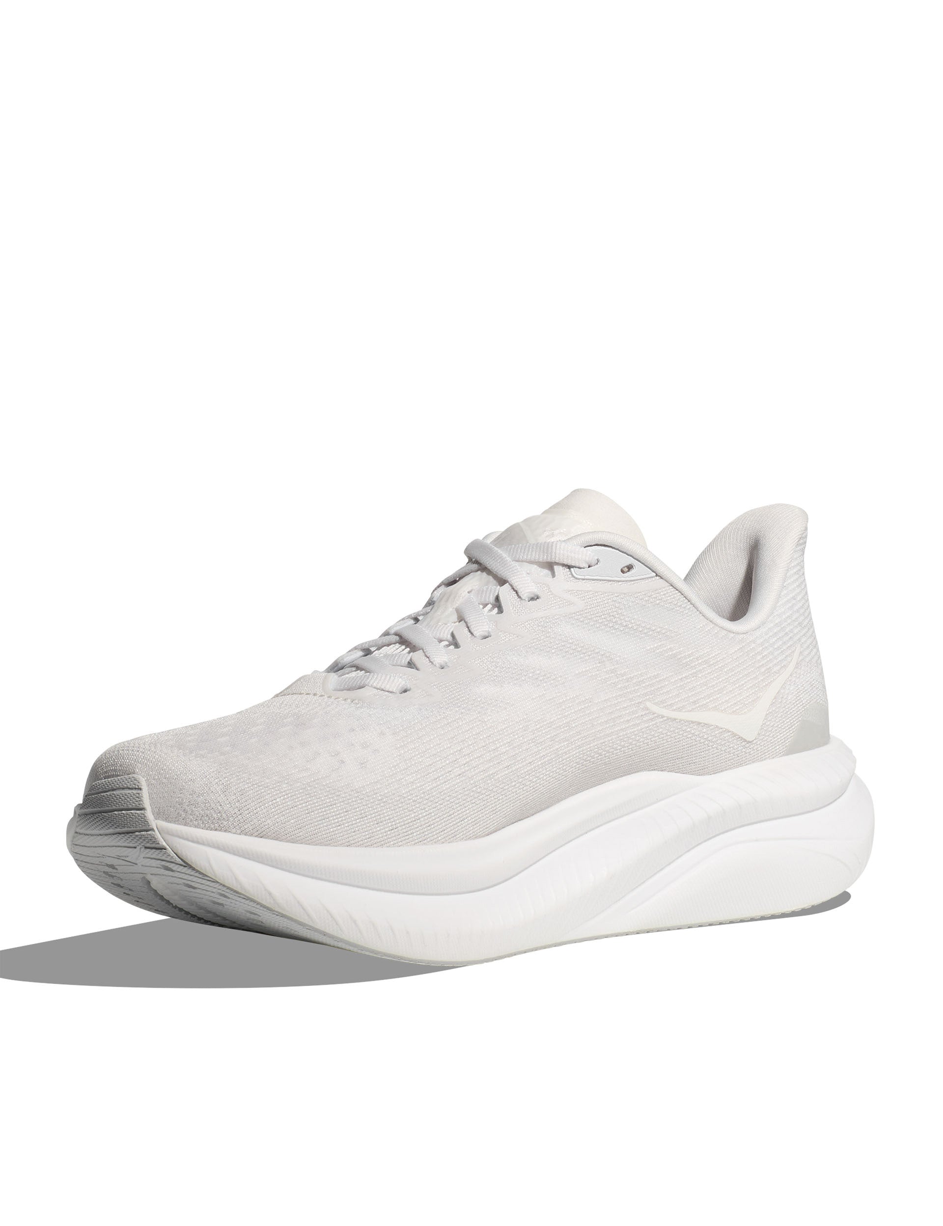 Hoka Mach 6 Running Shoes for Women - White (1164033-WWH) | Lightweight Cushioned Road Running Sneakers for Training & Marathon
