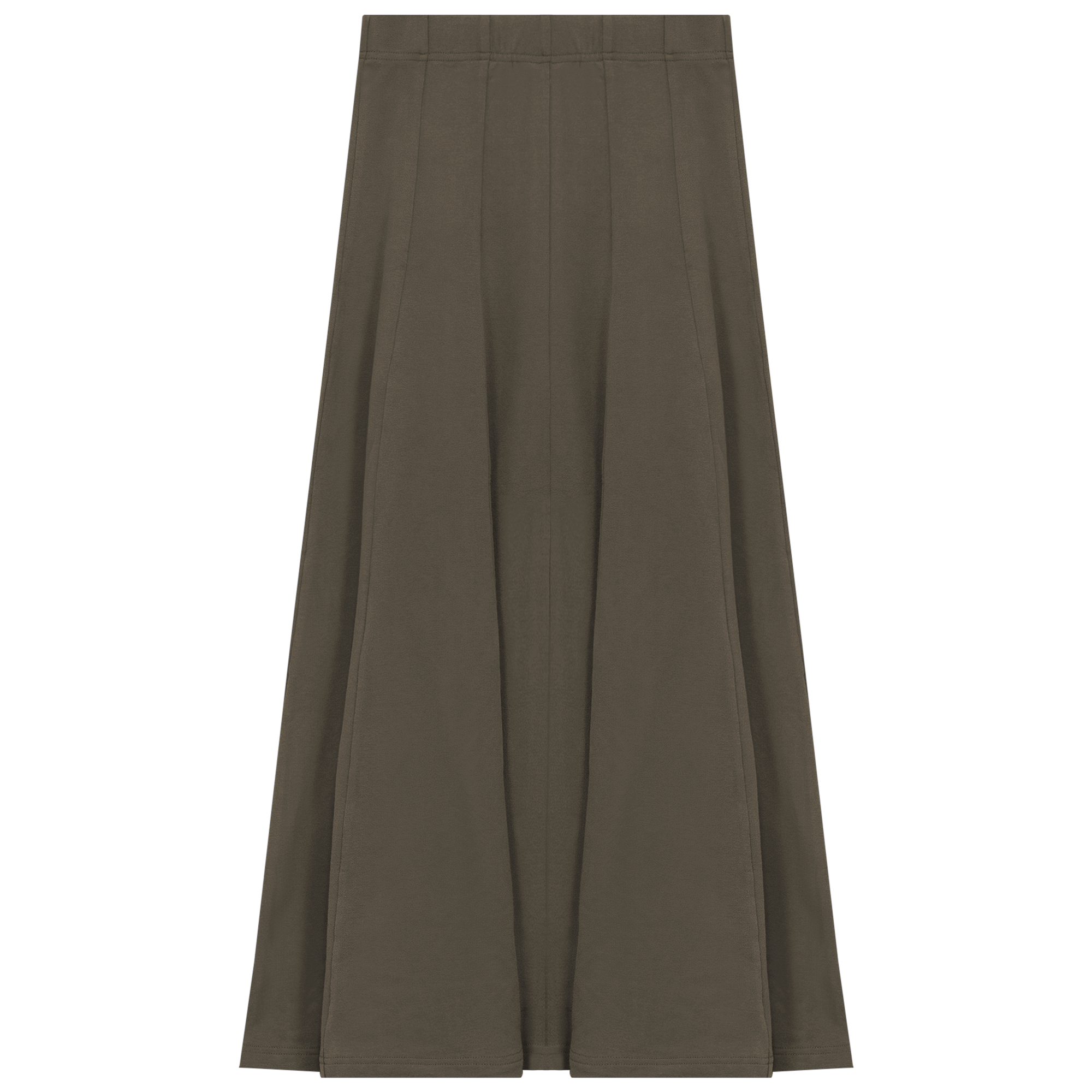 Stylish Paneled Midi Fleece Sweater Skirt for Women - Cozy Winter Outfit & Casual Chic Look - Perfect for Office, Dates, and Weekend Outings