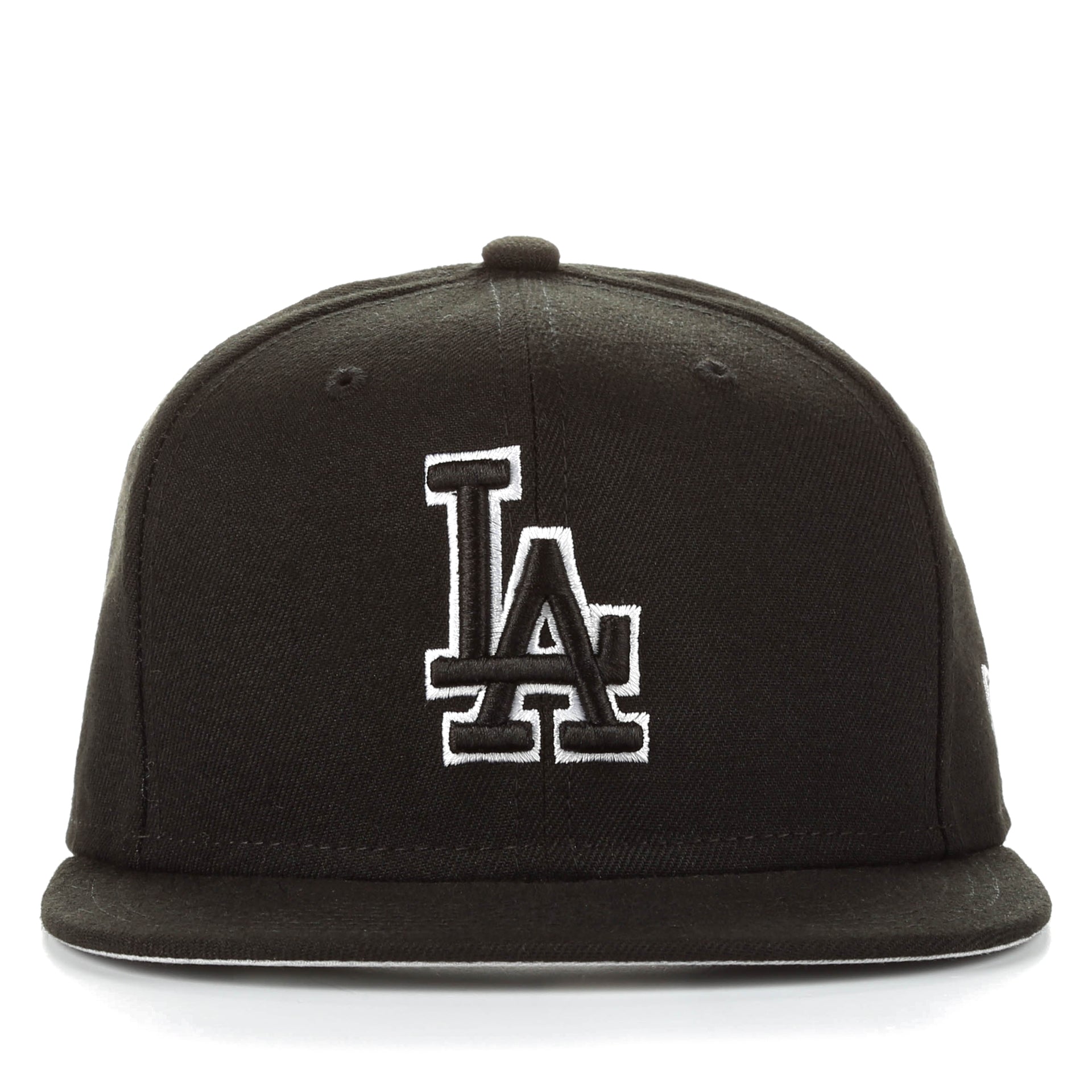 New Era 59Fifty MLB Fitted Baseball Cap - Los Angeles Dodgers Black Snapback Hat for Men & Women | Perfect for Baseball Games, Streetwear & Sports Fan Gifts