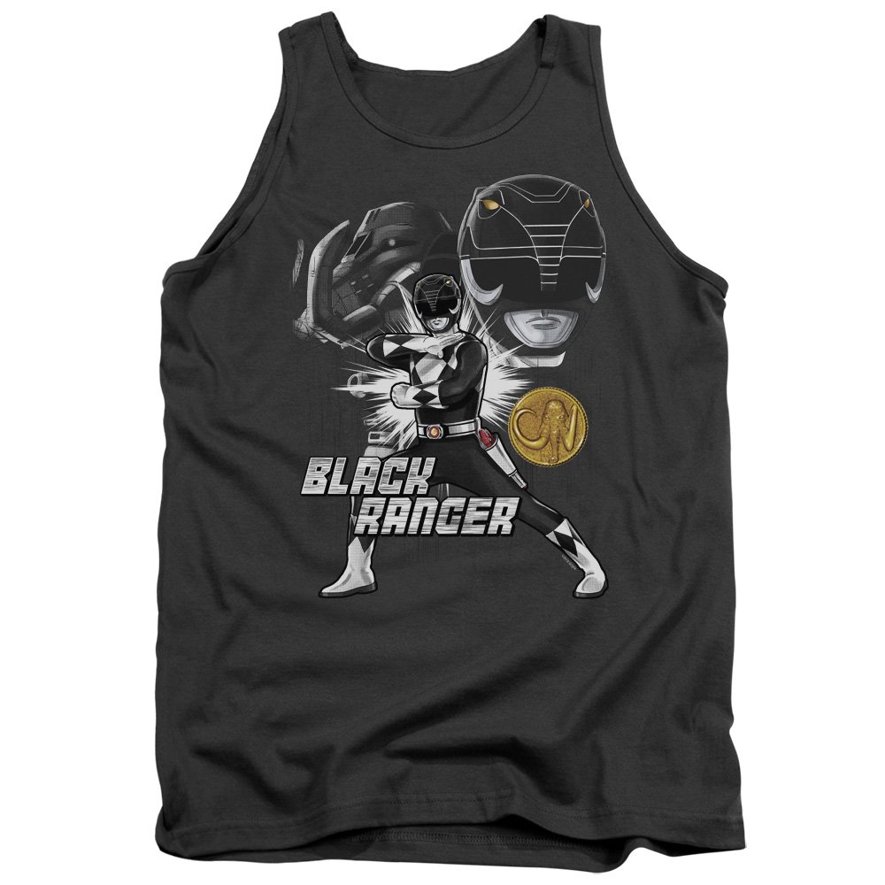 Power Rangers Black Ranger Unisex Tank Top for Men & Women - Comfortable & Stylish for Cosplay, Halloween & Casual Wear