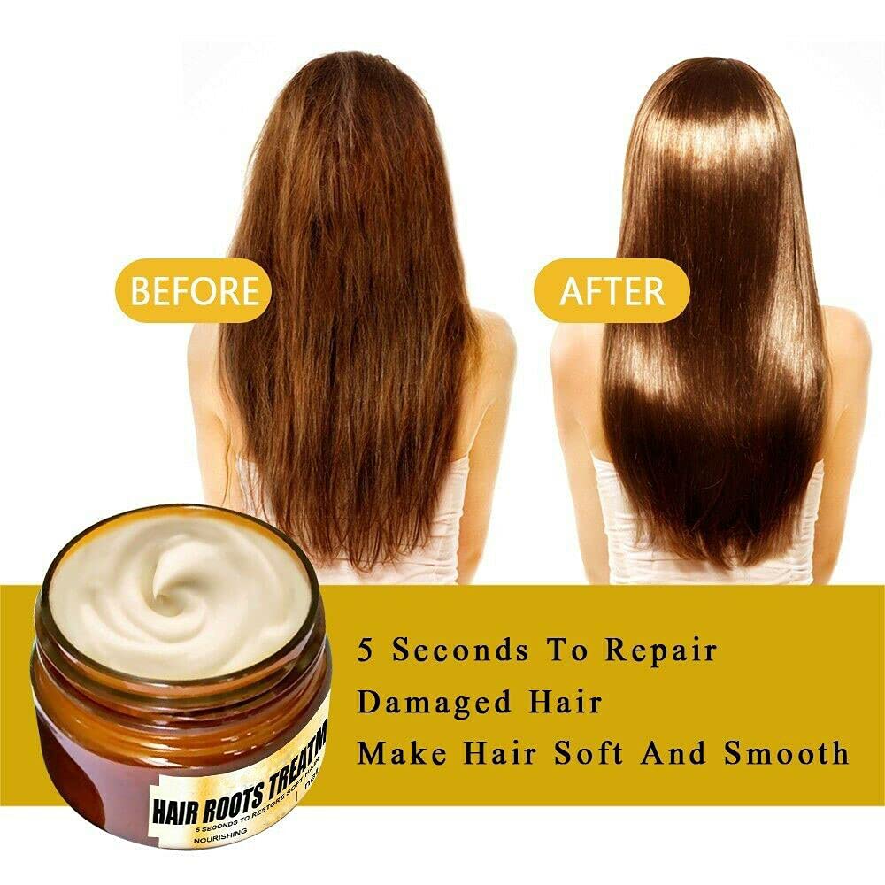 120ml Advanced Molecular Hair Treatment Mask - Repair & Nourish Dry Damaged Hair | Professional Hair Conditioner for Split Ends & Breakage | Perfect for Salon-Quality At-Home Hair Care & Post-Color Treatment