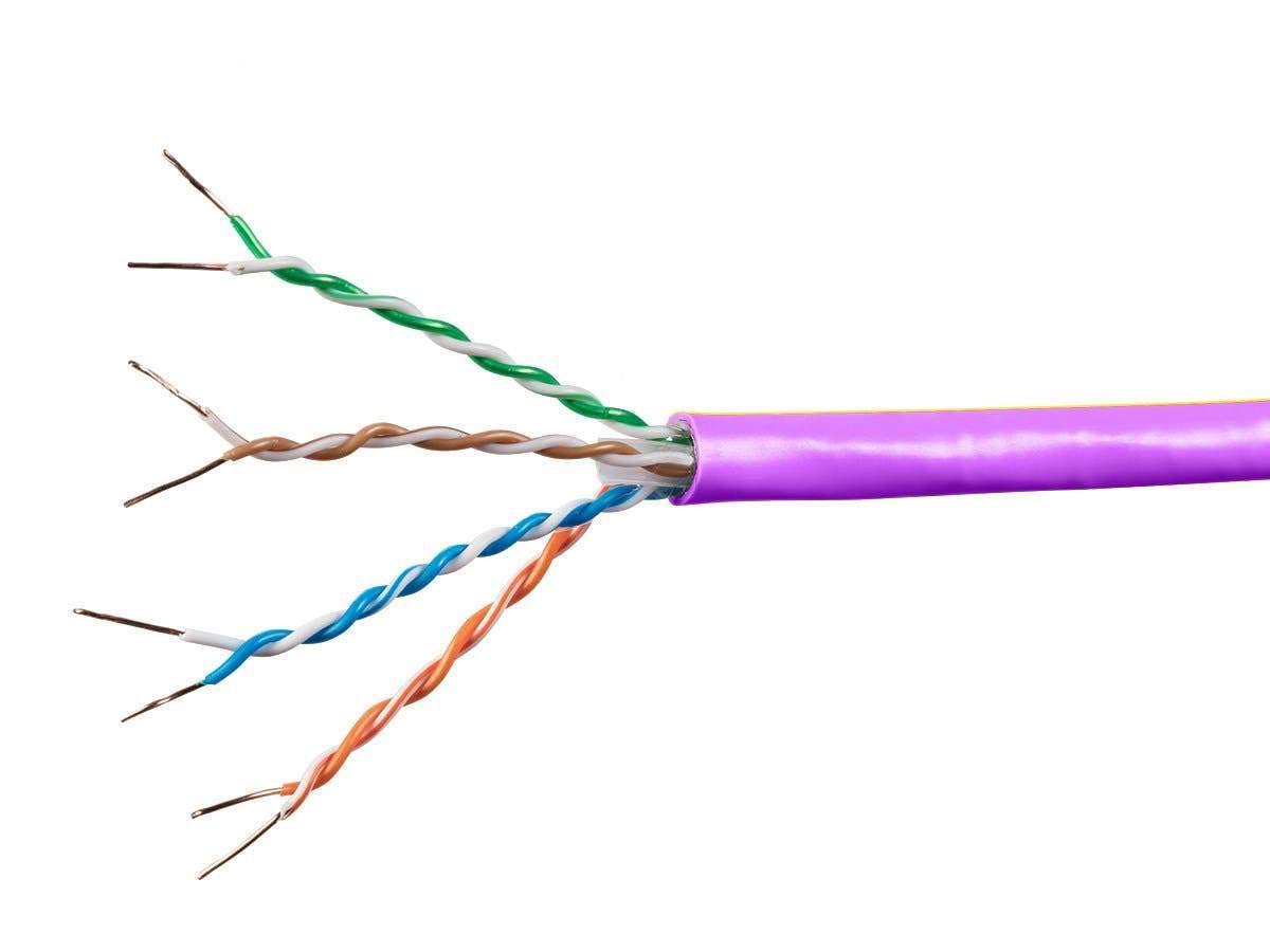 Monoprice Cat6A Ethernet Bulk Cable - 1000ft Solid Bare Copper Wire, 550MHz, 10Gbps UTP CMR Rated, 23AWG (Blue) - Perfect for Home Networking, Office Setup & High-Speed Data Centers
