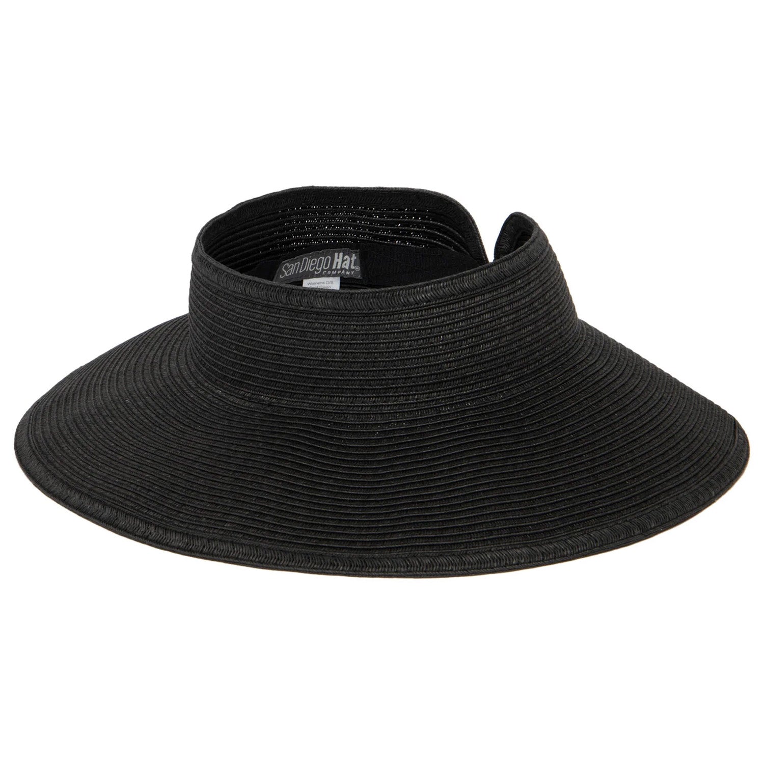 Ultrabraid Large Brim Visor Hat - UPF 50+ Sun Protection for Women & Men - Wide Brim Sun Hat for Golf, Tennis, Running & Outdoor Activities
