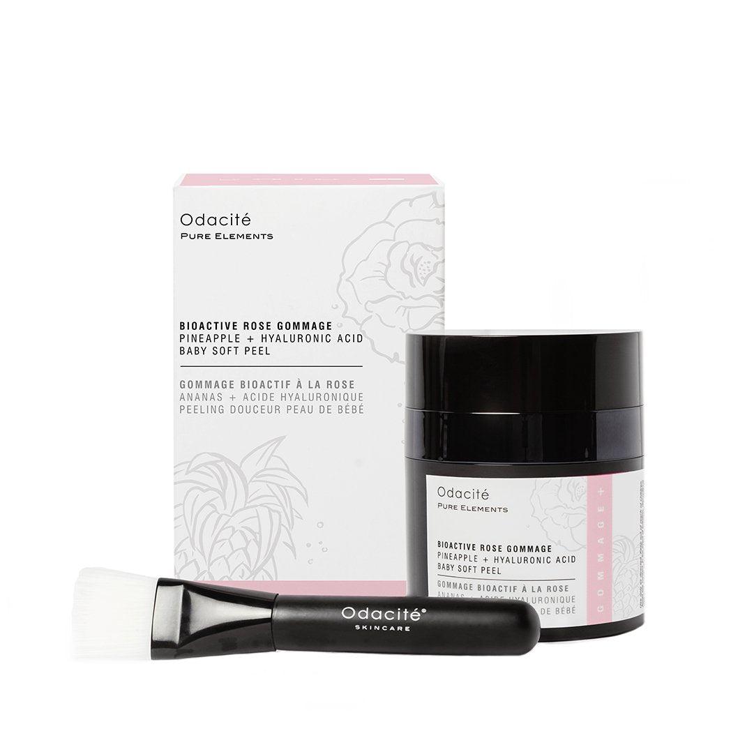 Bioactive Rose Gommage Exfoliating Scrub - Natural Facial Cleanser for Glowing Skin | Perfect for Daily Skincare Routine & Spa Treatments