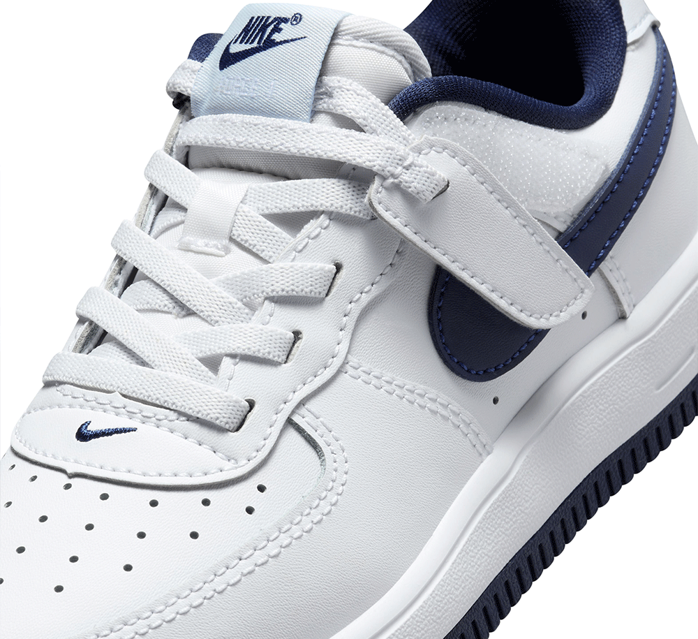 Force 1 Low EasyOn PS Shoes - Lightweight Comfortable Slip-On Sneakers for Men & Women - Perfect for Casual Wear, Work, and Everyday Use