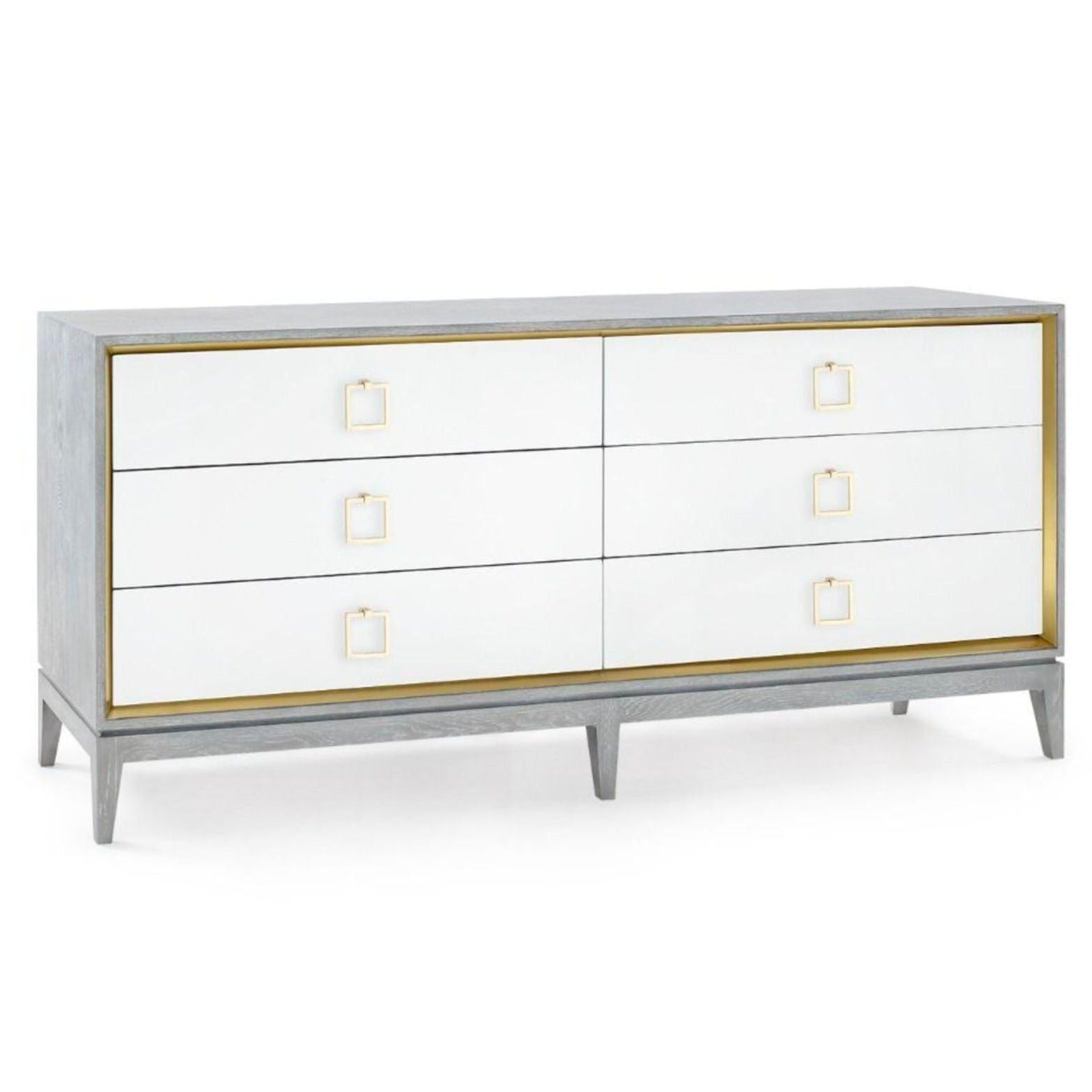 Soft Gray Cameron Extra Large 6-Drawer Storage Cabinet - Perfect for Bedroom, Living Room, or Office Organization