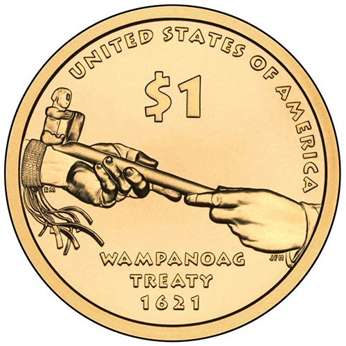 2011 S Proof Wampanoag Treaty Sacagawea Native American Dollar Coin - Choice Uncirculated US Mint Collectible | Perfect for Coin Collectors, History Enthusiasts & Gift Giving