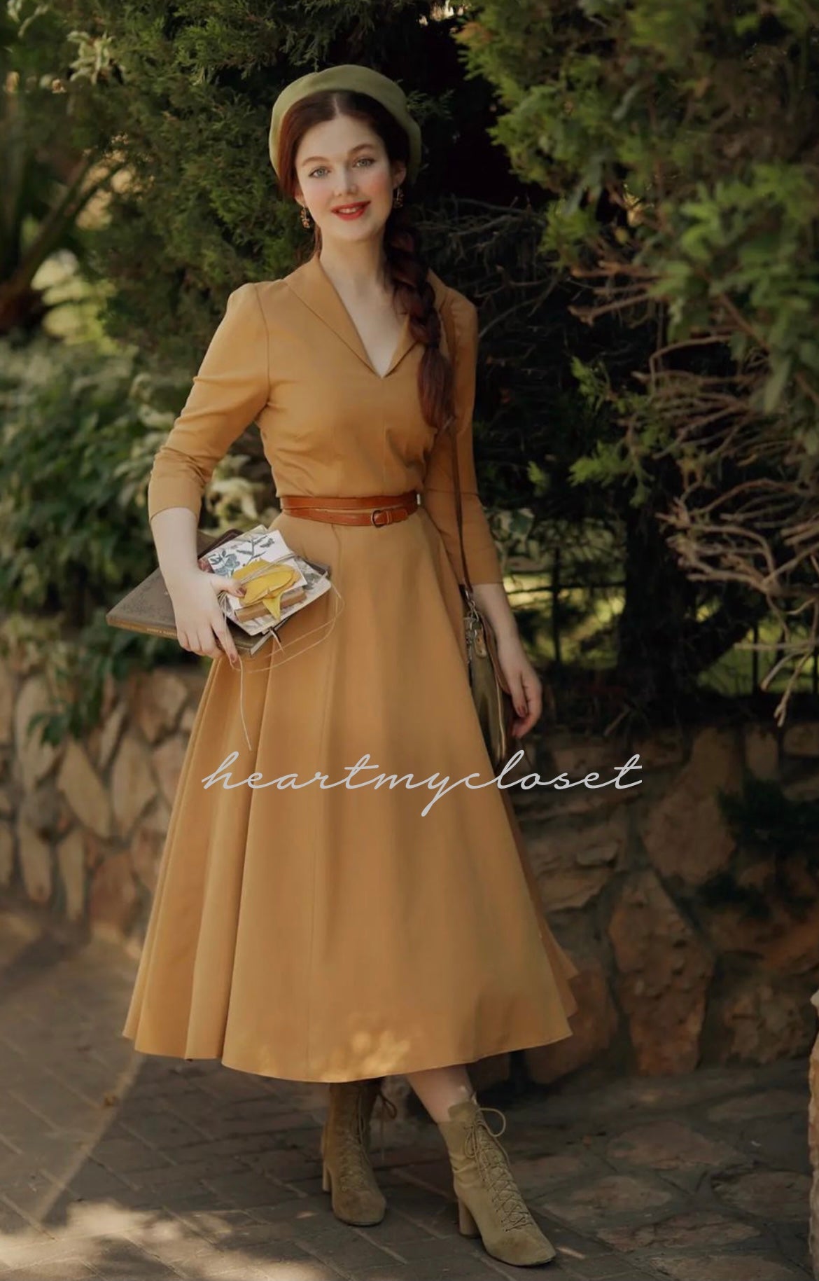 Vintage 1950s Swing Dress - Retro Casablanca Style for Women | Perfect for Swing Dancing, Parties & Special Occasions