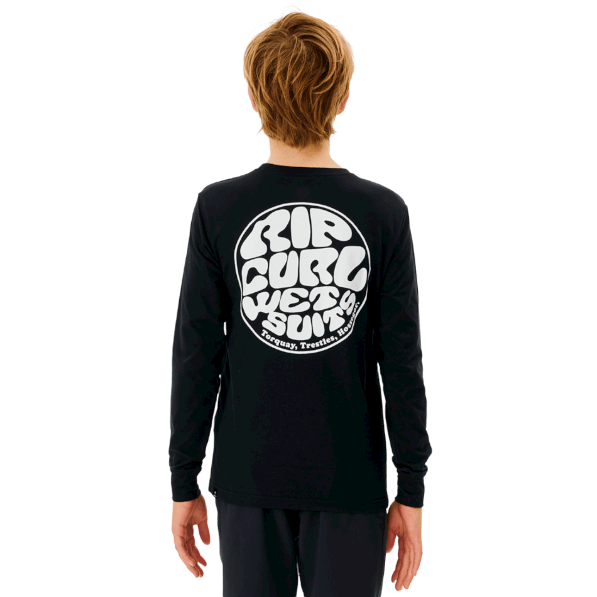 Rip Curl Icons UPF 50+ Long Sleeve UV Rashguard for Boys 8-16 Years | Sun Protection Swim Shirt for Surfing, Swimming & Outdoor Activities