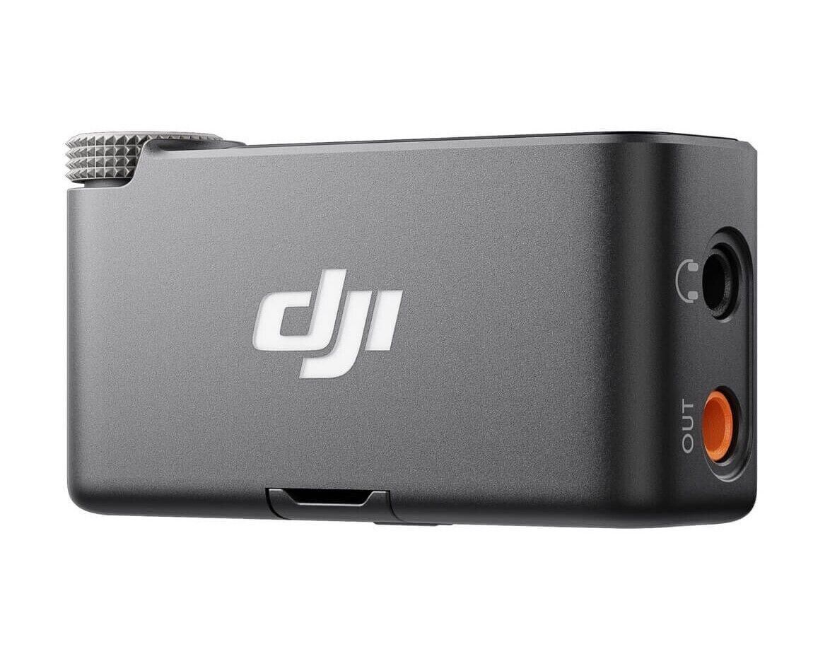 DJI Mic 2 Wireless Lavalier Microphone System (2 Transmitters + 1 Receiver + Charging Case) - FCC Certified for Professional Audio Recording, Vlogging, Interviews & Live Streaming