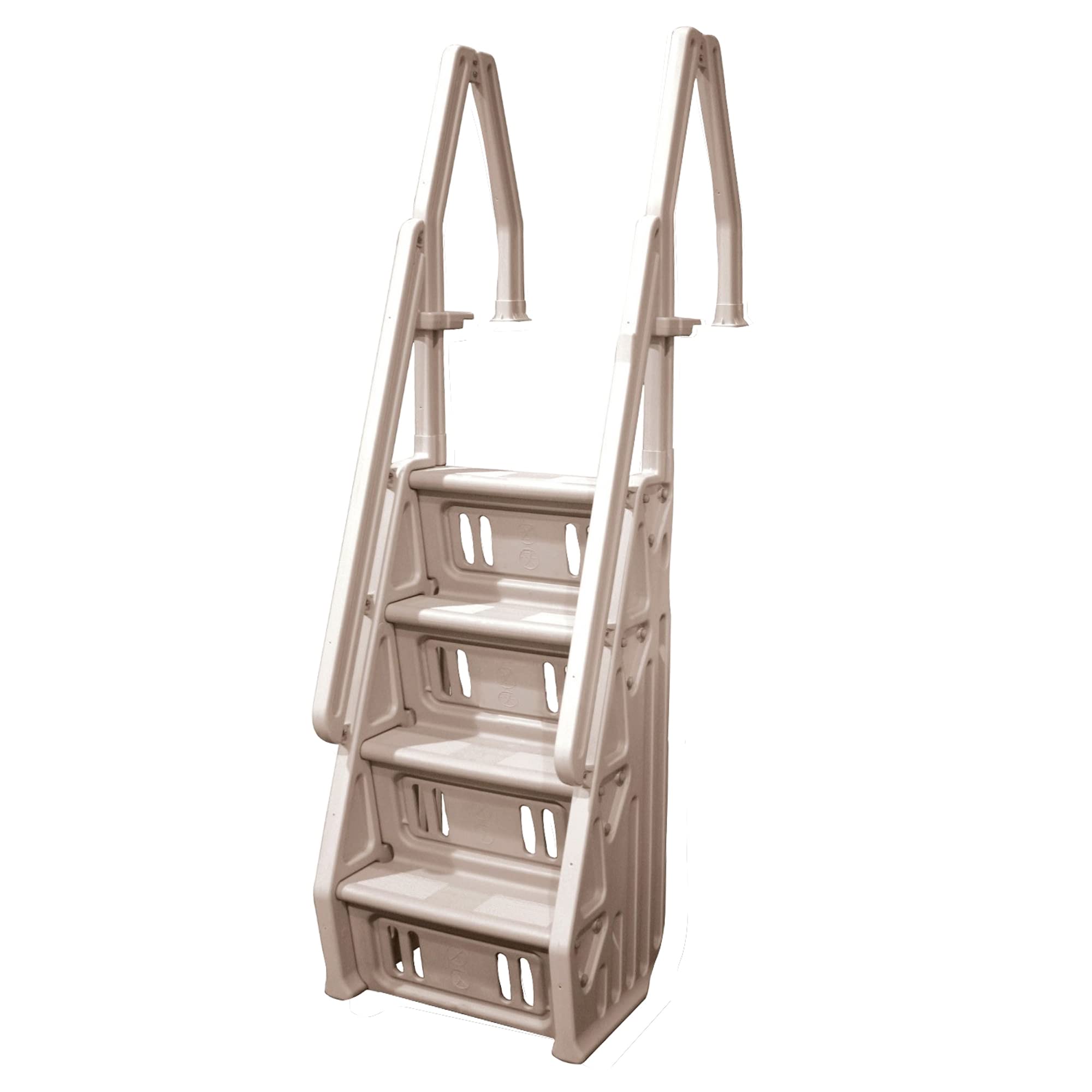 Blue Wave NE1160T Deluxe In-Pool Step for Above Ground Pools - 24-Inch Taupe Color, Durable & Non-Slip Design | Perfect for Easy Pool Entry/Exit, Swimming Safety & Backyard Relaxation